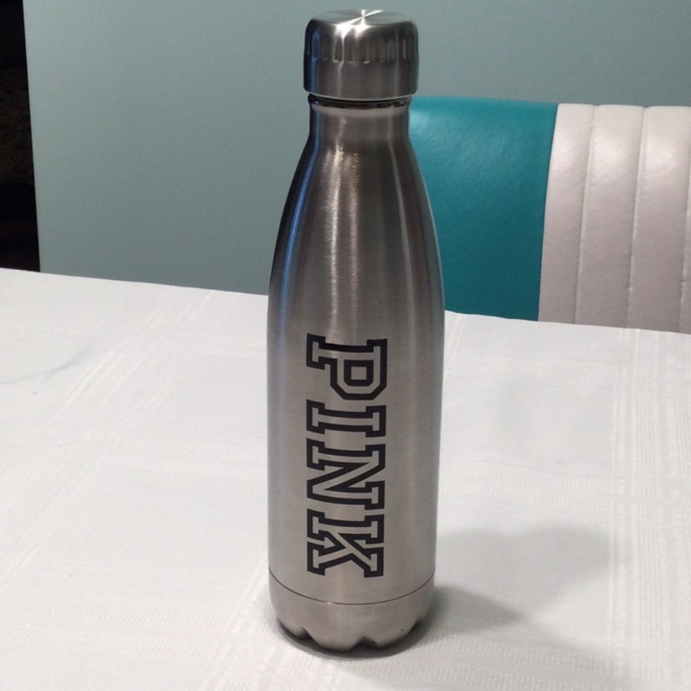 PINK Metal Water Bottle Screw Top Lid​